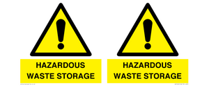 HAZARDOUS WASTE STORAGE